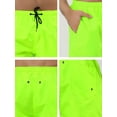 thumbnail image 7 of NOMADIC NOOK Men's Summer Elastic Waist Mesh Lining Solid Color Swimsuit Board Shorts 2 Pack, 7 of 7