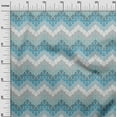 thumbnail image 2 of oneOone Cotton Poplin Teal Blue Fabric Turtle Block Fabric For Sewing Printed Craft Fabric By The Yard 56 Inch Wide, 2 of 4