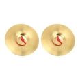 thumbnail image 1 of 1 Pair Hand Cymbals Hand Cymbals Crash Cymbal Belly Dancing Finger Dance Musical Instrument For Dancer, 1 of 9