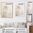 thumbnail image 4 of Designart "Dandelion In Subdued Tones II" Dandelion Floater Framed Wall Art Living Room, 4 of 5