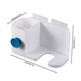 thumbnail image 2 of Estante para secador de pelo montado en la pared sin perforaciones Soporte para secador de pelo ABS para baño Caja de almacenamiento multifuncional, 2 of 6
