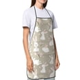 thumbnail image 4 of Sikiie Rabbit And Flower Aprons for Kitchen Cooking Aprons, Chef Apron for Men Women Chef, 4 of 7