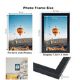 thumbnail image 4 of 8x12 Picture Frame Black for Wall Hanging or Tabletop, Wall Mounting Horizontally or Vertically, 8 x 12 Wall Gallery Poster Photo Frame with Shatter Resistant Plexiglass, Black, 4 of 6