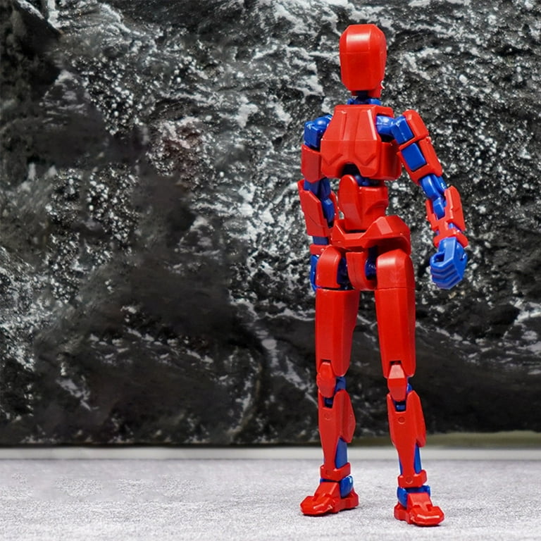 未開封 青赤人型フィギュア Dummy 13 Titan 13 Action FigureArticulated Action Figure for