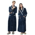 thumbnail image 6 of Womens2025ï¼Soft Plush Women Fleece Robe, Cozy Warm Bathrobe, Fuzzy Female Long Spa Robe, 6 of 9