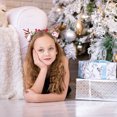thumbnail image 4 of 1pc Christmas Antler Hair Band Floral Hair Hoop Moda Tocado Fiesta Sombreros para niñas Niños (Patrón 4), 4 of 5