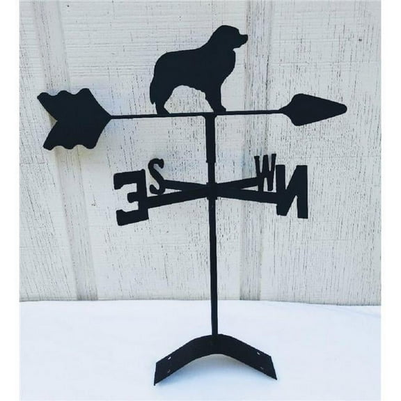 The Lazy Scroll Bernese Mountain Dog Roof Mount Weathervane