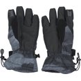 thumbnail image 4 of Quiksilver Mens Snowboarding Skiing Mission Gloves  - Black/Gray, 4 of 5