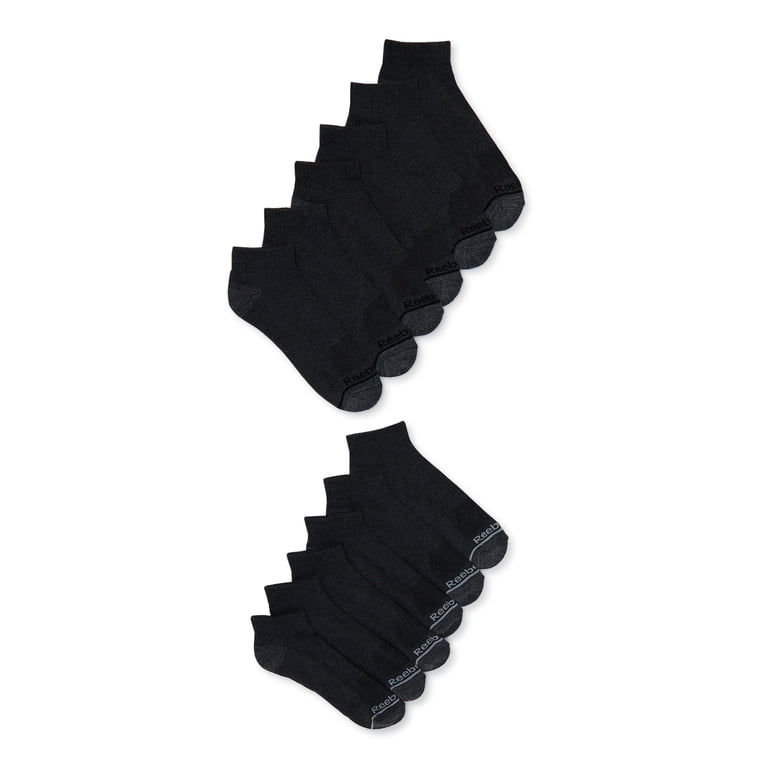 Reebok Men's Essentials Cushion Quarter Socks 12-Pack photo 1