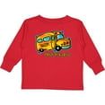 thumbnail image 3 of Inktastic How I Roll School Bus Boys or Girls Long Sleeve Toddler T-Shirt, 3 of 5