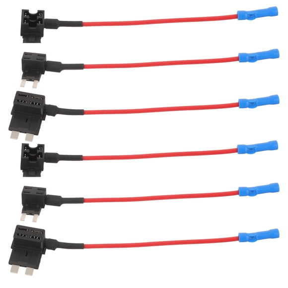 6pcs In Line Fuse Holder Assortment Heavy Duty Wire Fuse Holder Car Fuse Holder
