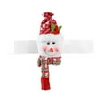 thumbnail image 2 of Christmas Curtain Tie under $5! Yannianjz Christmas Curtain Tie Back,Santa Snowman Fabric Curtain Holder,Holiday Window Decoration,Festive Living Room Decor,Adjustable Curtain Clip for Home Kitchen, 2 of 6