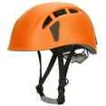 thumbnail image 1 of Casco protector de seguridad para deportes al aire libre, ideal para montañismo, escalada y patinaje sobre ruedas (naranja), 1 of 12