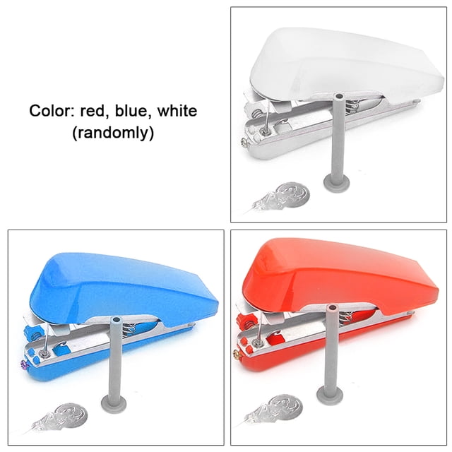 Amdohai Portable Mini Manual Clothes Sewing Machine DIY Sewing Tools Cloth Fabric Handy Needlework Tool