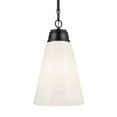 thumbnail image 6 of 52661BK Kichler Lighting Marsailli - 1 Light Pendant-19 Inch Tall and 11.5 Inch Wide-Black Finish-Cased Opal Glass Color, 6 of 6