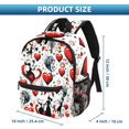 thumbnail image 2 of Valentine's Day Love Airport Backpack Preppy Cute Mini Shoulder School Backpack Lightweight with Adjustable Shoulder Strap Large Capacity Printed Design, 2 of 6