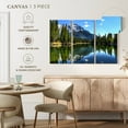 thumbnail image 4 of Elephant Stock Banff National Park Wall Art - Horizontal Multi Panel Canvas - Living Room Wall Decor - Nature Multi Panel - Blue And Green Decor - 57" x 36", 4 of 4