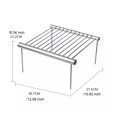 thumbnail image 3 of Greeniant Reemplazo de parrilla de barbacoa al aire libre de acero inoxidable portátil de aluminio para viajar, Camping, caza, parrilla, Kits de desorden para acampar, 3 of 6
