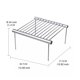 thumbnail image 4 of Greeniant Reemplazo de parrilla de barbacoa al aire libre de acero inoxidable portátil de aluminio para viajar, Camping, caza, parrilla, Kits de desorden para acampar, 4 of 6