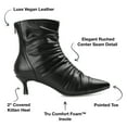 thumbnail image 5 of Journee Collection Womens Chevi Pointed Toe Kitten Heel Ankle Booties, 5 of 7