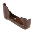 thumbnail image 5 of Pu Leather Camera Bag Half Body Set Case Cover For Fujifilm X-a5 Xa5 Coffee, 5 of 5
