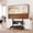 Brown, variant on FITUEYES Sturdy Rolling TV Stand Mount for 40-85 inch TVs,Height Rdjustable,Walnut
