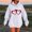 White, variant on Brondbend Hoodie Womens Pull over Sweatshirt for Womens Long Sleeved Drawstring Pocket Pullover Print Stylish Oversized Tops Ladies Fitness Workout Fall Winter Wear Beige