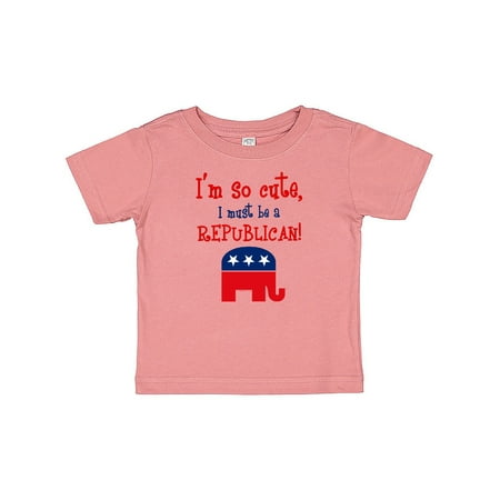 

Inktastic So Cute Republican Gift Baby Boy or Baby Girl T-Shirt