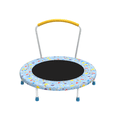 thumbnail image 2 of 36-Inch Trampoline with Safety Handle & Stability Design, Ages 1-6 Indoor-Outdoor Mini Rebounder for Kids – Durable Build & Quick Assembly Balance & Coordination Exercise Toy, 2 of 6