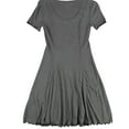 thumbnail image 2 of bar III Womens Ribbed Fit & Flare Dress, Grey, X-Small, 2 of 2