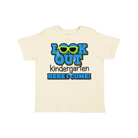 

Inktastic Look out Kindergarten Here I Come Gift Toddler Boy Girl T-Shirt