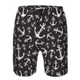 thumbnail image 3 of Goofa Anchors Printed Mens Swim Trunks Summer Quick Dry Short Beach Swimwear Bathing Suits-, 3 of 9