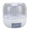 thumbnail image 1 of Grain Dispenser, Grain and Rise Storage Container Kitchen, 360° Rotating Rice and Grain Dispenser, Cereal Dispenser, Rotating Dry Food Dispenser for Lentils, Small Beans, Barley, Millets, 1 of 5