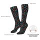 thumbnail image 4 of Fotbe Multicolored Butterflies Calcetas Divertidas Estampadas para Hombre y Mujer, Calcetas de Algodón hasta la Rodilla para Caminar, Correr, Enfermería y Embarazo, 4 of 6