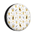 thumbnail image 1 of Fotbe Beer Funda de Llanta de Repuesto con Estampado, Engrosada, Ajuste Universal para Jeep, Remolque, RV, SUV, Camión-15 inch, 1 of 6