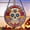 Size 3.54 inch, variant on Colorful Sugar Skull Suncatcher, Day of the Dead Stained Glass Window Hanging, Mexican Skull Ornament for Halloween & Gothic Home Decor
