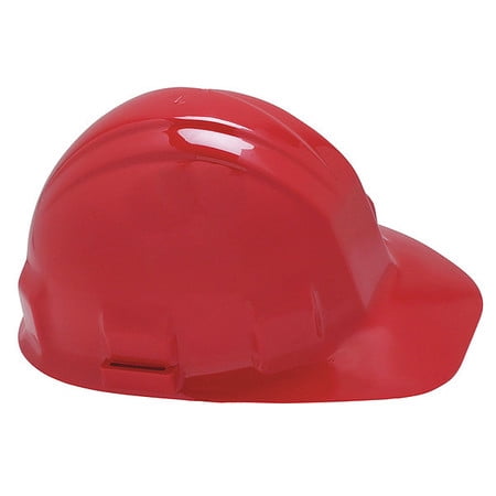 Jackson Safety Sentry III Hard Hat (14418), 6-Point Ratchet Suspension, Low Profile Safety Cap, Red, 12 / (Best Low Profile Helmet)