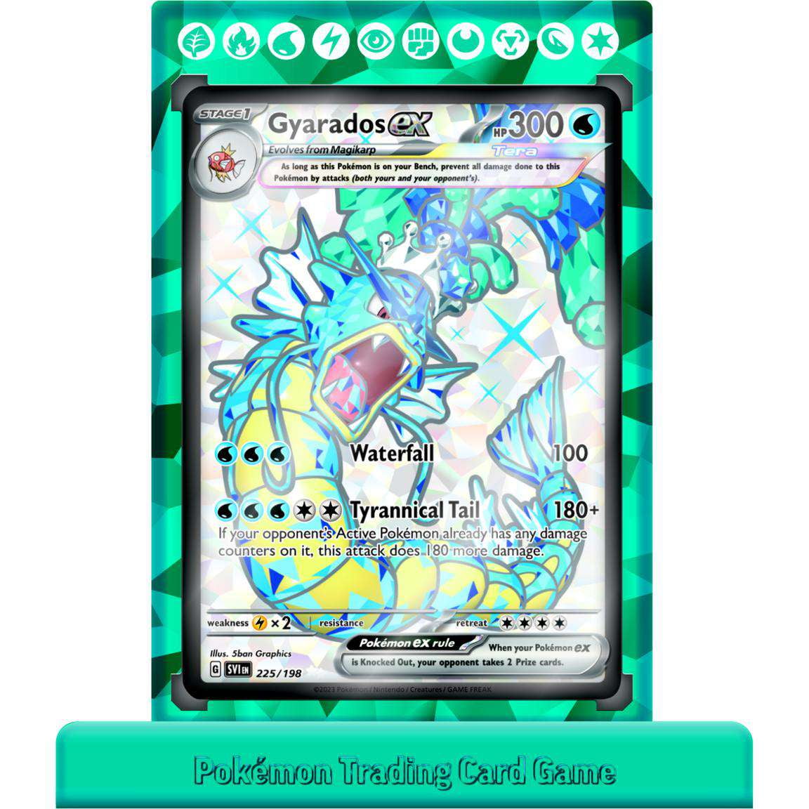 Free Shipping! Pokemon Trading Card Game: Gyarados Premium