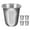 Silver, variant on Miangastore 5pcs Stainless Steel Communions Cup Portable Religious Cup Drinking Cup for Church