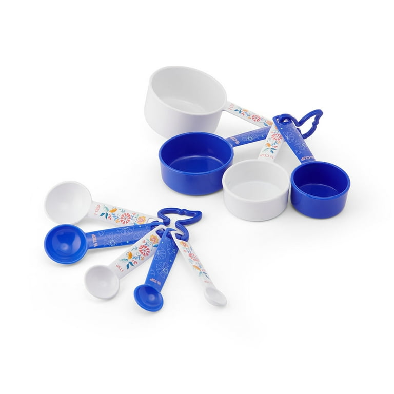 The Pioneer Woman 8-Piece Plastic Measuring Spoons Set, Size: 2 TBS