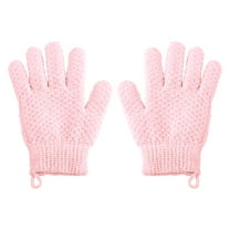 Double Sided Exfoliating Gloves - Nylon Material, for Shower, Spa, Massage, Skin Scrubbing, Reusable