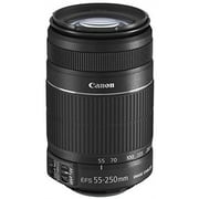 Canon EFS 55-250mm f/4.0-5.6 IS II Telephoto Zoom Lens for Canon Digital SLR Cameras - International Version No Warranty