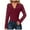 Red, variant on YDFCWXW Lace Crochet Long Sleeve Top for women Deep V Neck Slim Fit Contrast Sheer Mesh Blouse Shirts Y2k Going Out Tops Red, XXL