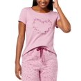thumbnail image 1 of Charter Club Graphic Pajama Top (Purple, L), 1 of 2