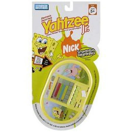 Yahtzee Junior Electronic Handheld Game, SpongeBob SquarePants