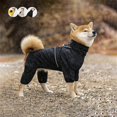 thumbnail image 4 of Waterproof Dog Jackets With Zippered Back And Drawstring Hooded For Wet Weather Protections Four Leg Dog Outdoor Raincoats Yellow 7XL, 4 of 4