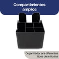 thumbnail image 2 of Organizador para Mesa Caledonia 6 Compartimentos Color negro 14 x 24 cm, 2 of 6