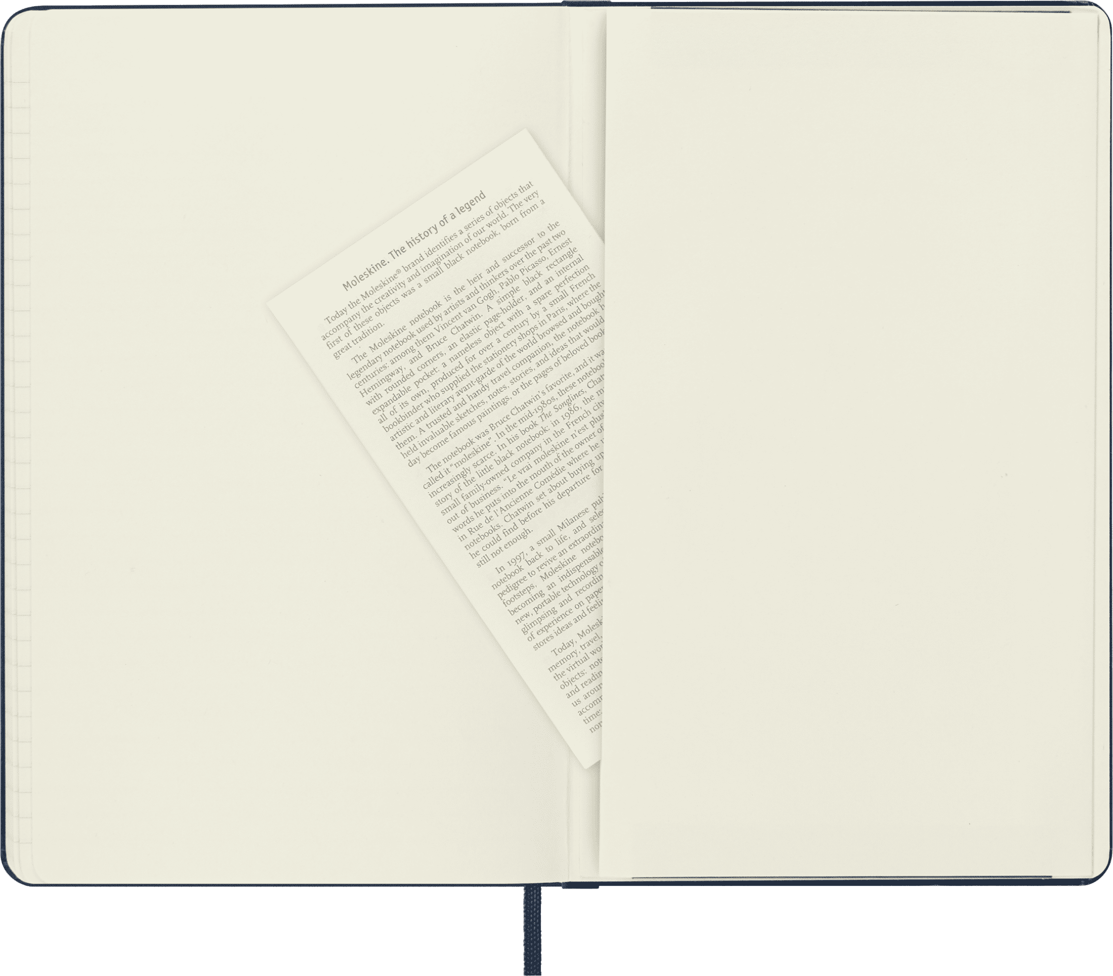 Moleskine Classic Ruled Large Writing Notebook, Hard Cover, Sapphire Blue, 5x8.25