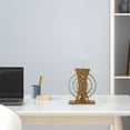thumbnail image 2 of Wooden Desk Decoration Moon Rotatable Calendar for Perpetual Home Office Decor, 2 of 12