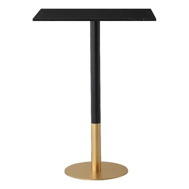 Elegant Decor Ronan Table de Pub 28 Pouces en Noir